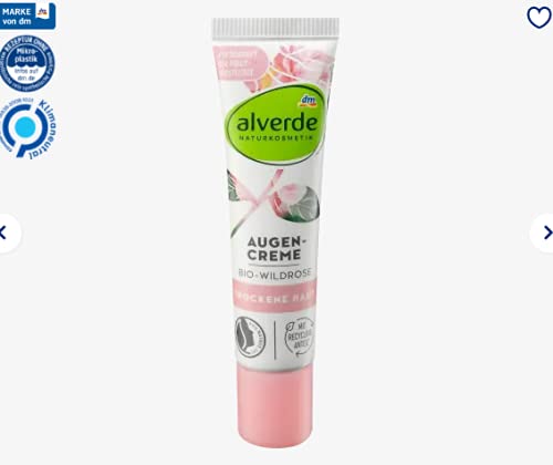 MIZPZL Alverde NATURAL COSMETICS Eye cream wild rose, 15 ml