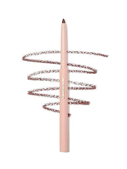 SHEGLAM Lip Liner Creamy Matte Pencil High Pigment Not Easy to Fade Silky Smooth Matte Contour Tint Lip Makeup-But First,Coffee