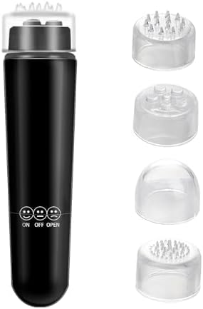 Mini Massager, Travel Tool With Smile for Face, Back, Neck - Size BK