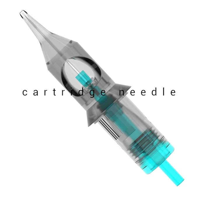 STIGMA Aquamarine Knight Tattoo Cartridges Assorted 50pcs of Round Liner #12 RL (1201RL 1203RL 1205RL 1207RL 1209RL) 0.35mm Disposable Tattoo Cartridge Needles EN02B-50KIT-Q