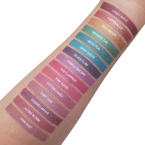 Aromi Gold Digger Metallic Liquid Lipstick, Bronze Yellow Lip Color with Shimmery Finish, Long-lasting Makeup, Handmade (Gold Digger)