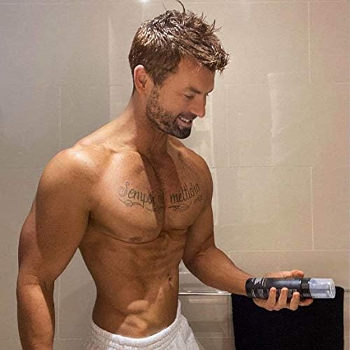 Sunless Tanner Back Applicator | AMINOTAN Best Clear Self Tan Mousse For Men. Works With Hair + Sweat Proof