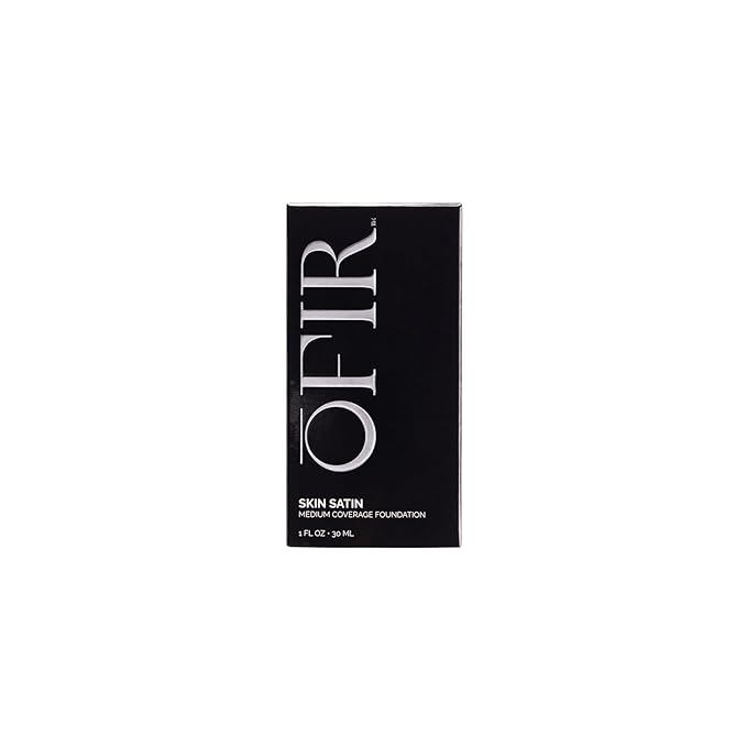 OFIR Skin Satin Medium Coverage Foundation | Buildable, Non-Creasing Finish | Vegan, Cruelty-Free, Paraben-Free Makeup | Blue Light Protection | 1 FL OZ (Anise - Medium Deep Warm)