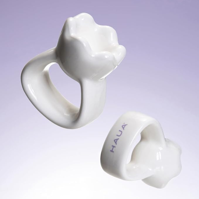 HAUA Ring Gua Sha, Premium Natural Ceramic, Face & Body Multi-Use Massager