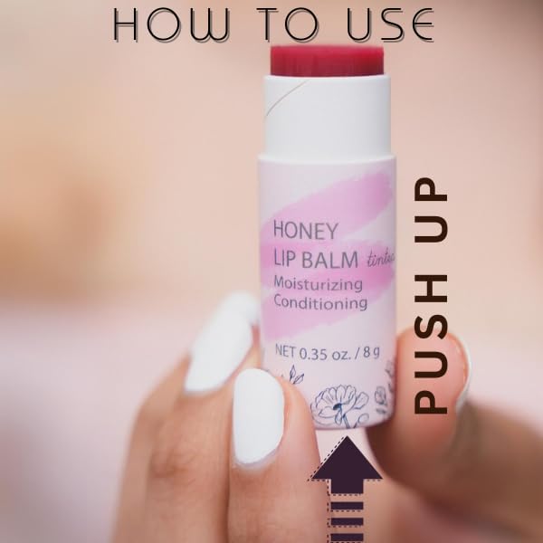 Organic Honey Lip Balm - 100% oz)