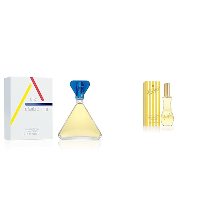 LIZ CLAIBORNE Women's Perfume, Eau De Toilette EDT Spray, 3.4 Fl Oz & Giorgio Beverly Hills Women's Perfume, Eau De Toilette EDT Spray, 3 Fl Oz