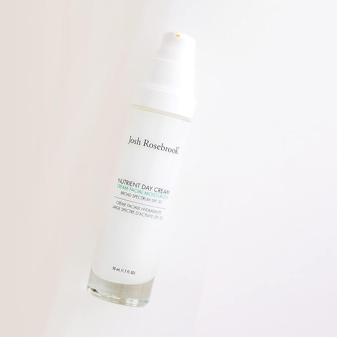 Josh Rosebrook Nutrient Day Cream - Regenerating Facial Moisturizer, High Protection Broad Spectrum Sunscreen SPF 30, Reef Safe - 30mL - 1.0 Oz