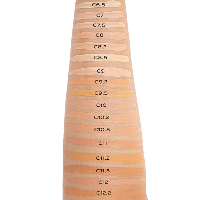 Makeup Revolution Conceal and Define Concealer, Full Coverage & Matte Finish, C11.5 for Medium/Tan Skin Tones, Vegan & Cruelty-Free, 0.7 Fl Oz