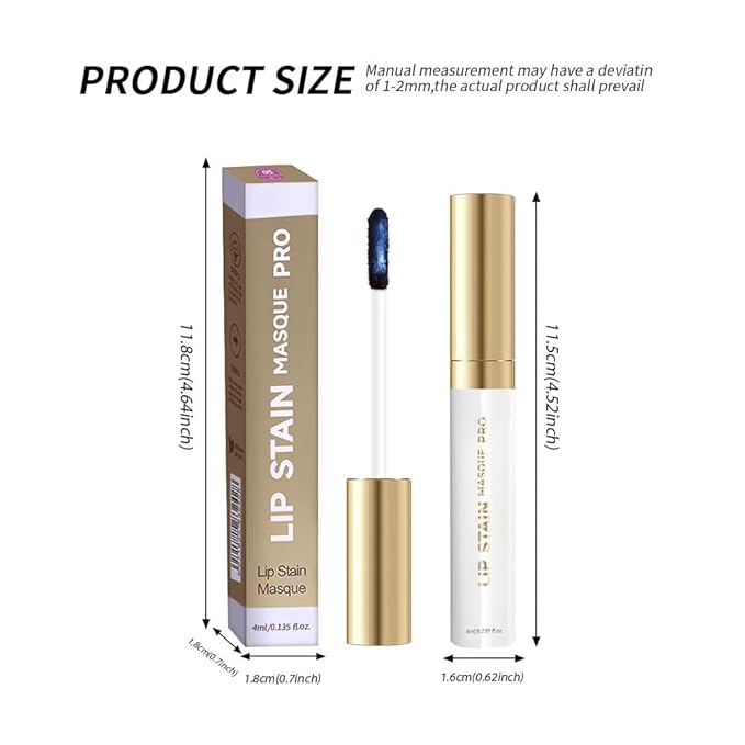 Lip Liner - Peel Off Lip Stain | Long Lasting Matte Lip Tattoo | Transfer Proof, Hydrating Formula with Hyaluronic Acid & Vitamin E | Vegan & Cruelty-Free | for All Skin Types(5#Rosy - Brown)