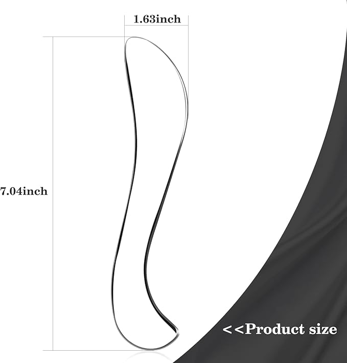 Guasha Massage Tool, Grade Stainless Steel Scraping Tool for Soft Tissue Upgrade Physical Therapy Stuff,Used for Back, Legs, Arms,Neck,Shoulder, Gua sha Tool