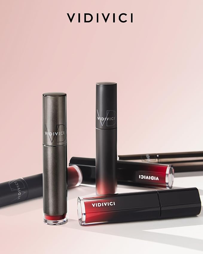 VIDIVICI Millennial Tint Glit - Proof Moisture Korean Lip Tint with Long-Lasting Color, Lightweight Water Jelly Texture, 0.13ounce (08 Be Loving)
