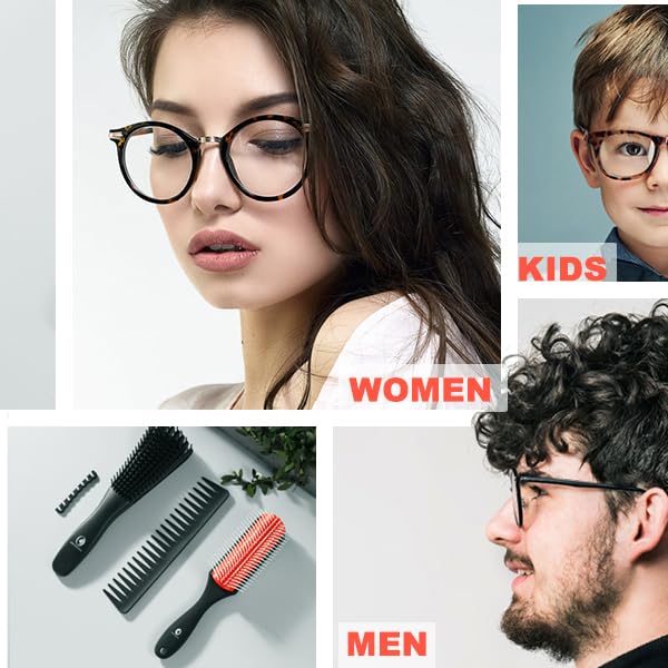 BRUSHZOO Hair Brush for Curly Hair, Detangler Brush for Natural 3/4abc Hair Easier and Faster Detangling for Women, Men & Kids, Green