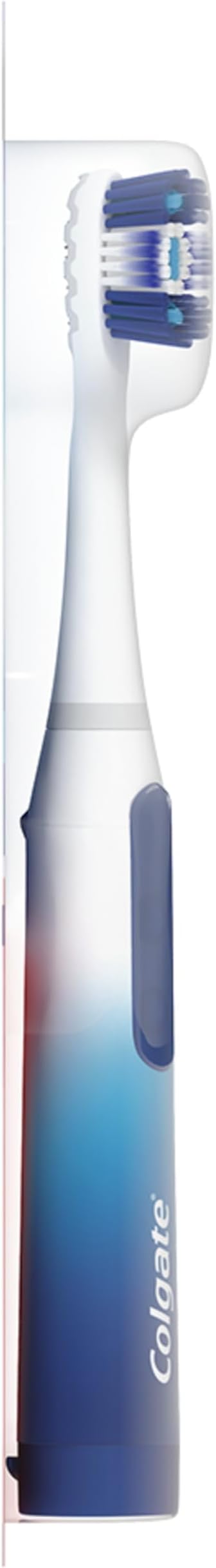 Colgate 360 Floss Tip Sonic Powered Battery Toothbrush, 2 Pack with Floss Tip Refill Heads