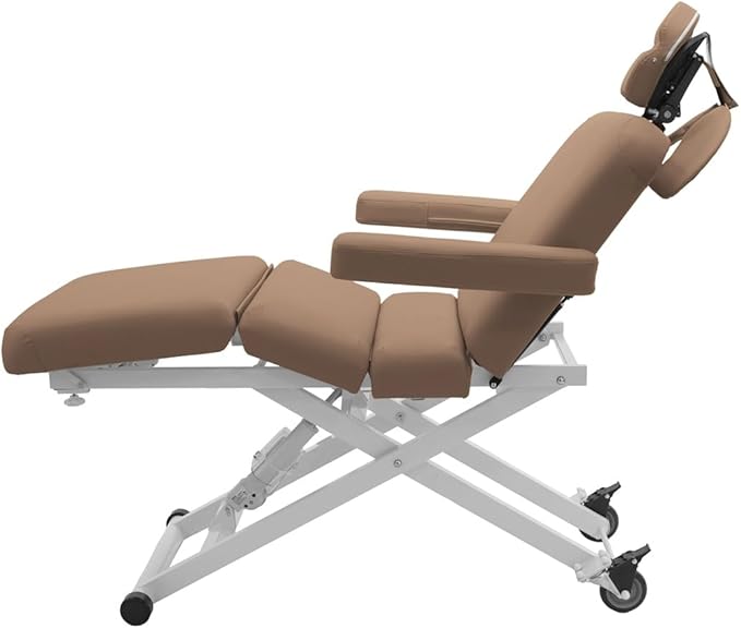 Cleo Electric Spa Treatment Table, Facial Massage Bed ADA Compliant (Sand)
