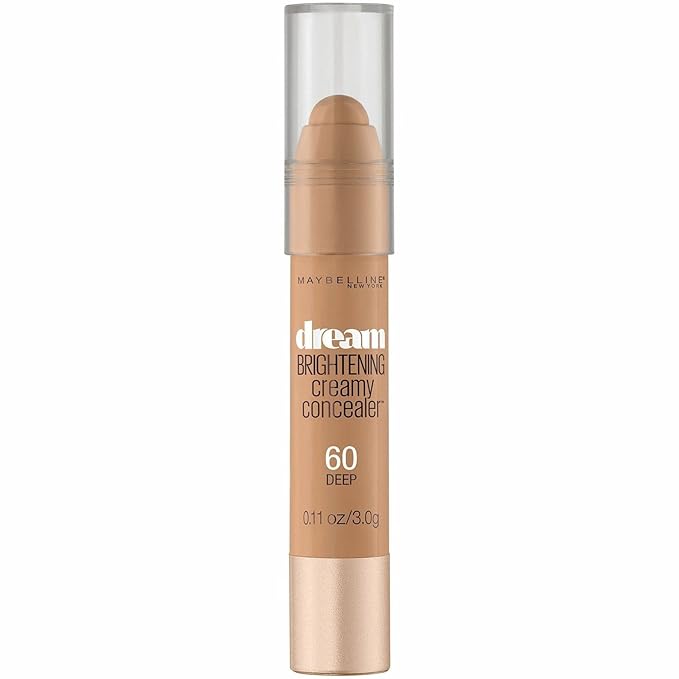 Maybelline New York Dream Brightening Creamy Concealer, Deep, 0.11 oz.