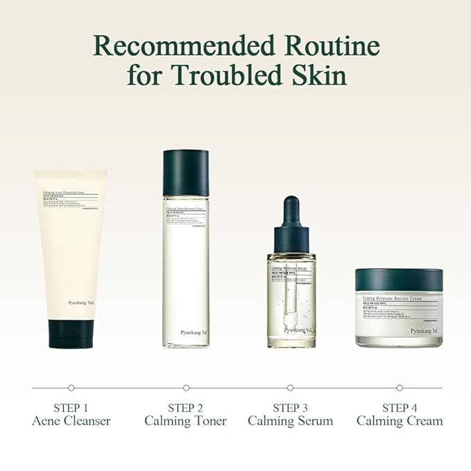 Pyunkang Yul PKY Calming Moisture Barrier Cream Instantly Soothes Sensitive Skin, Hyaluronic Acid & Ceramide for Hydration, Vegan, Korean Skincare (1.69 Fl. Oz, 50ml)