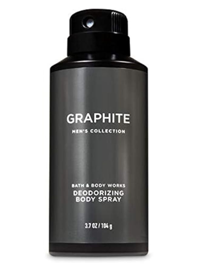 Bath & Body Works Graphite Men's Deodorizing Body Spray, 3.7 Fl Oz