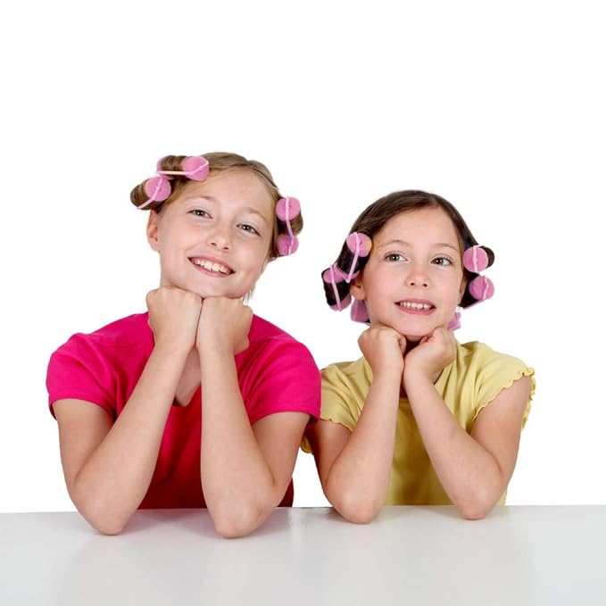 60 Pieces Foam Sponge Hair Rollers - Soft Sleeping Hair Curlers for Hair Styling (0.59inch, Pink)