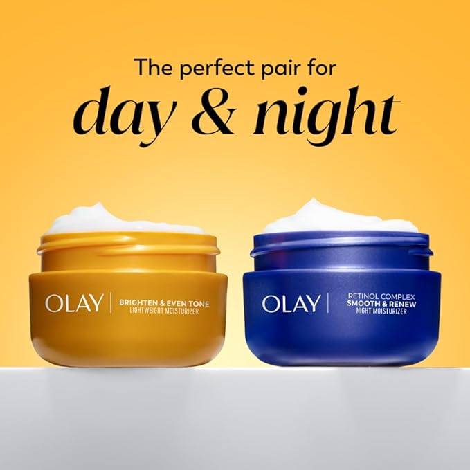 Olay Regenerist Vitamin C Face Moisturizer, Bright & Even Lightweight Cream for Women - Brightens, Hydrates, Evens Tone + Texture, Glowing Skin Care - Recyclable Sustainable Eco Jar, Non-Greasy, 2 Oz
