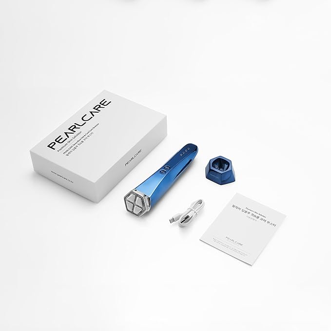 Facial Massager, Anti Aging Face and Neck Massage Tool for Skin Care (Blue)