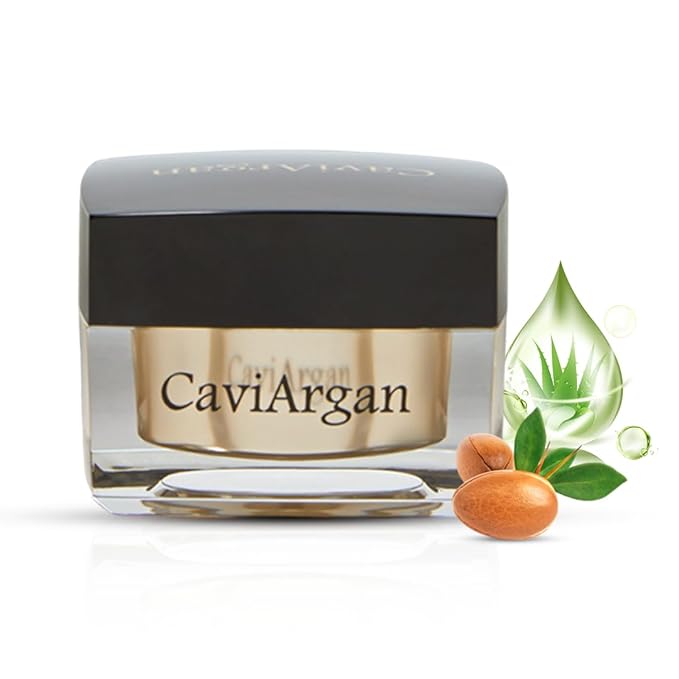 Essence Of Argan Caviargan Anti Aging Face Cream with Argan Oil, Matrixyl & Botanicals - Hydrating Face Moisturizer Wrinkle Cream - Anti-Aging Formulzza for Reducing Fine Lines and Dullness - 1 Fl Oz