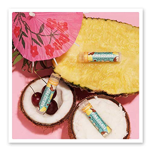 Crazy Rumors Piña Colada Lip Balm. Plant-Based,