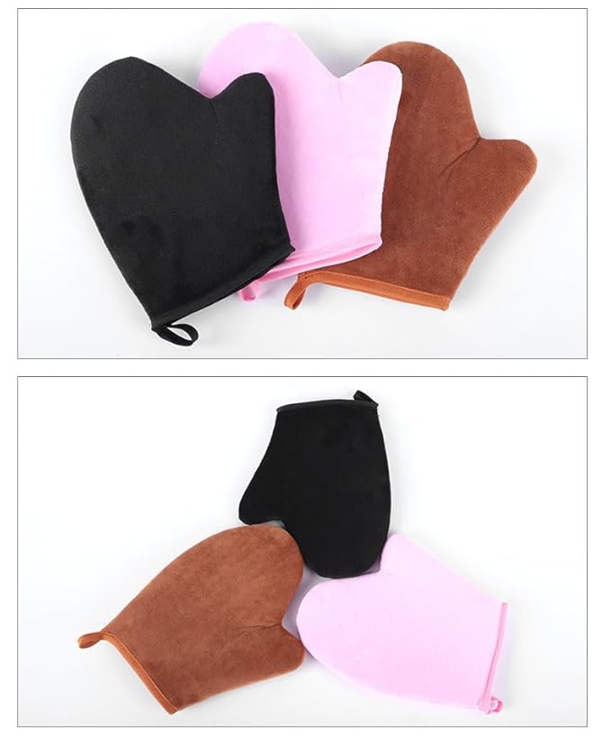 Tanning Mitt, Ultra Soft Tanning Glove for Self Tan with Thumb - Self Tanner Mitt Applicator - Tanning Mitts - The Best Choice for Self Tanner Mitt and Tanning Glove, Ideal for Beach and Poolside