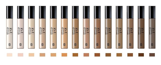 Sistar it's U Skin Perfecting HD Concealer Full Coverage Lightweight Long Lasting Correcting Liquid Contour Cover Masker Makeup 5 ml / 0.17 fl. oz (Burnt Cinnamon)