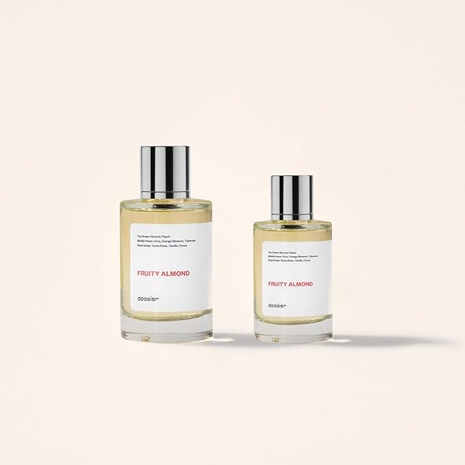 Dossier - Fruity Almond - Eau de Parfum - Inspired by C.Herrera Good Girl - Perfume Luxury - Pure Infused - Paraben-Free - Vegan - For Women - Fragrance 3.4 Fl oz (Spray 100ml)