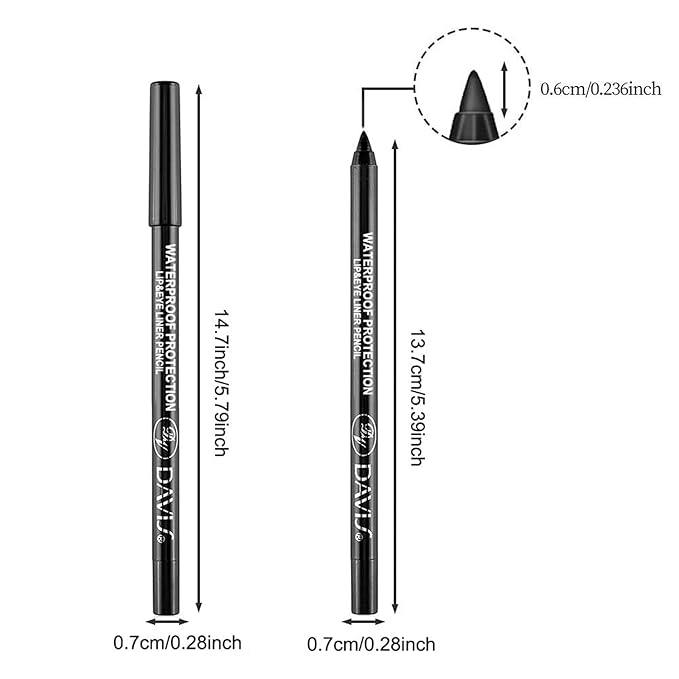 3 Colorful Eyeliner Pen Set, Eye Shadow Pencil, Pearl Eyeliner Kit Metallic Glitter Eye liner Pencil for Women Eye&Lip Liner Professional Eye Makeup Set Colorful Eye Color (3PCS D)