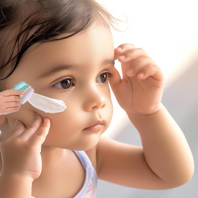 Sunscreen Applicator for Kids,2pcs Sunblock Buddy Brush Set, Toddler Beach Essentials, Covered Sun Lotion Applicator Sun Cream Brush