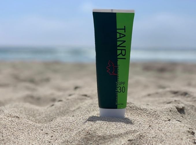 TANRI Mineral Sunscreen SPF30; Reef Safe Sunscreen for Face & Body, Zinc Oxide with Zero White Cast, SPF30 Sunblock for Hiking, Running and Outdoor Sports; 3 fl. oz. (1-Pack)