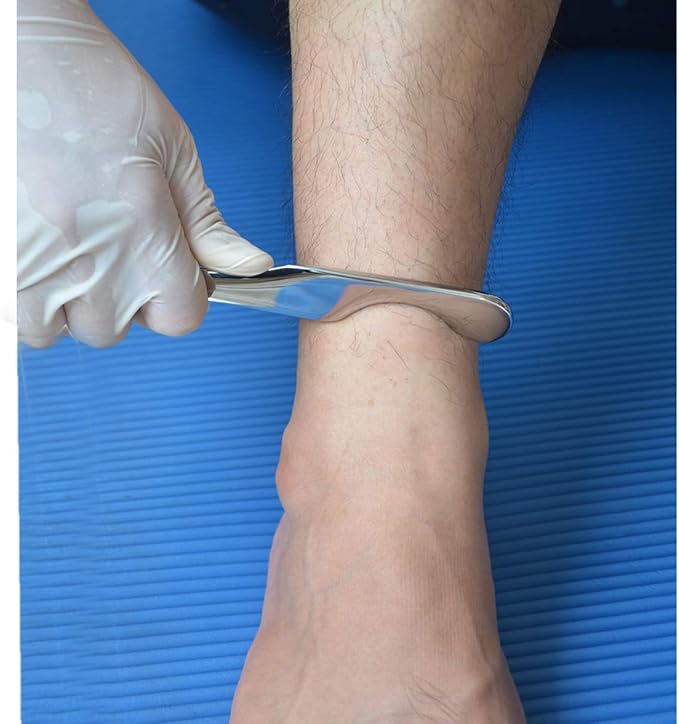 Gua sha Set, IASTM Tool Gua Sha Stainless Steel Muscle Scraper Set of 6 Picese for Soft Tissue Therapy and Reduce Arms,Legs,Back, Shoulder Muscle Pain(6B pcs)