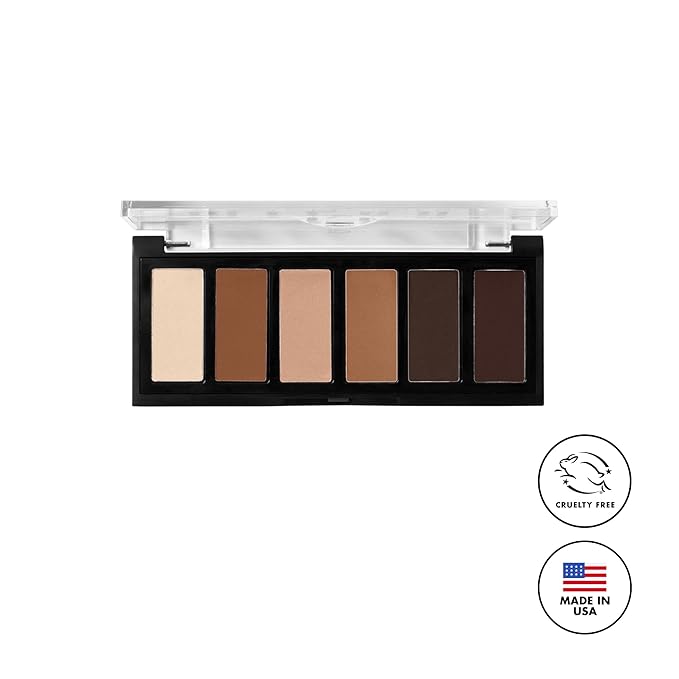 Milani Gilded Mini Eyeshadow Palette with 6 Matte & Shimmer Hues - Whiskey Business