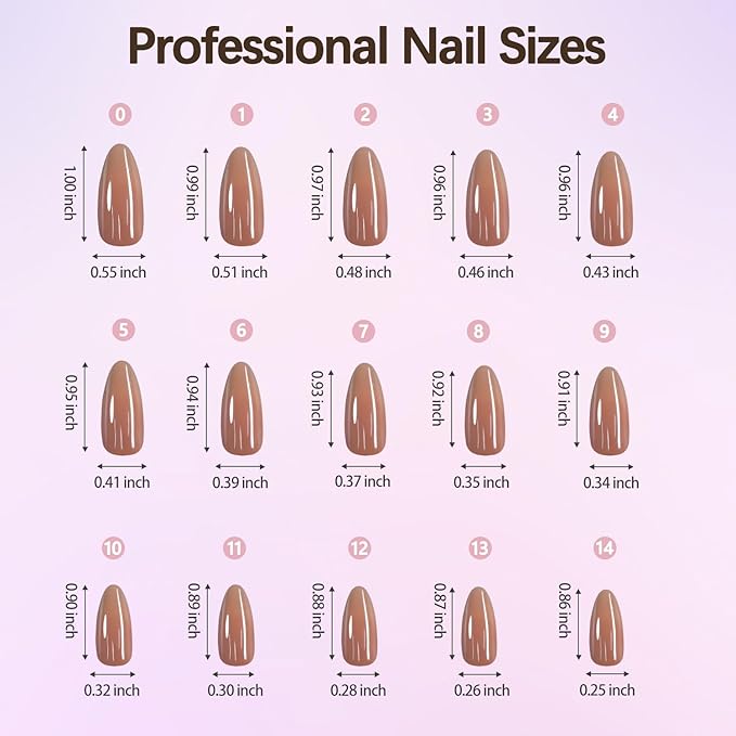 French Tip Press on Nails, 150Pcs Medium Almond Press on Nails, Chrome Nail Tips Glue On Nails, Soft Gel Fake Nails Reusable Stick On Nails for Women 15 Sizes
