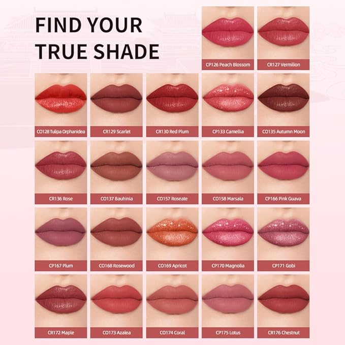 Catkin Moist Lipstick Hydrating High Impact Color Infused with Vitamin E and Avocado Oil Smooth Soft Texture Long Lasting Glow Finish 169