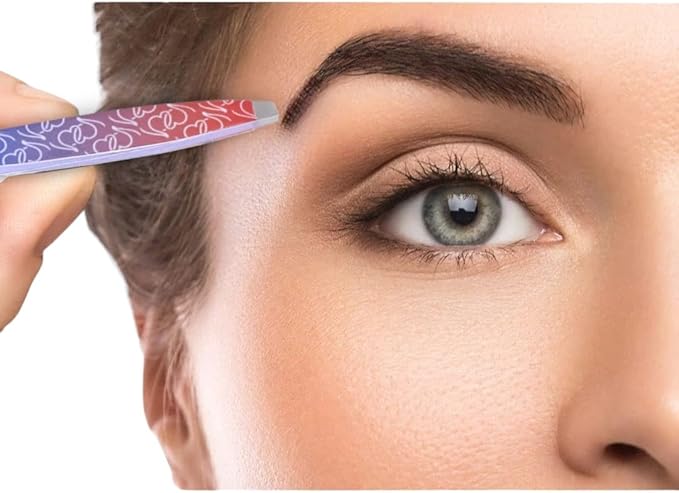 F.A.R.A.H Z-Tweeze Professional Stainless Steel Dual Ended Precision Tweezers - Heart Collection (Two Hearts As One)