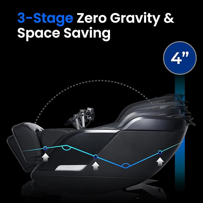 Osaki Vibe 4D l 4D Massage Mechanism l Automatic Body Scan l Deep Calf-Kneading l Space-Saving Technology l 3-Stage Zero Gravity l 32-Cell Full Body Air Massage