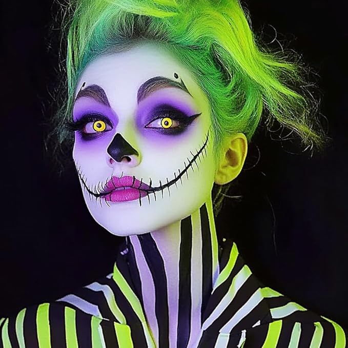 Purple & Blue Eyeshadow - 16 Color Glitter & Matte Eyeshadow Palette, Korean Eyeshadow Makeup Palette, Waterproof & Bright Colours