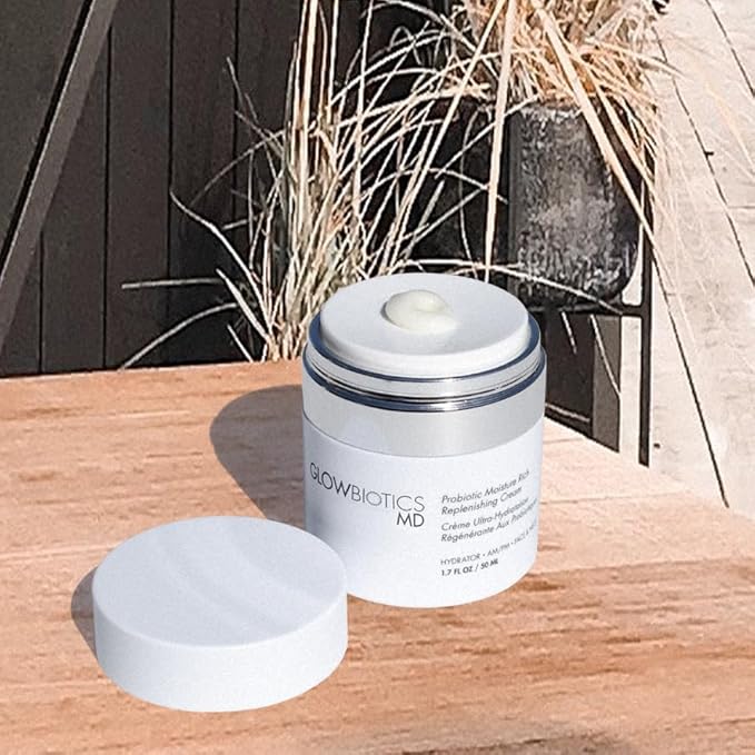 Glowbiotics Probiotic Multi-Brightening Anti-Aging Cream: Hydrates, Firms, Reduces Dark Spots, and Minimizes Wrinkles, Soothes and Repairs Skin with Caffeine, Antioxidants, and Vitamin E