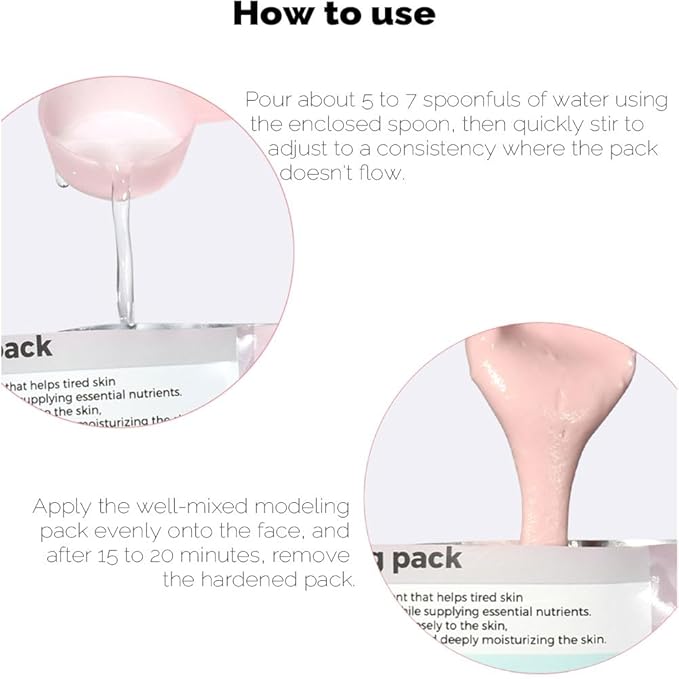 PRETTYSKIN Korean Modeling Mask Pack with Spatula (Pack of 2) (Vitamin)