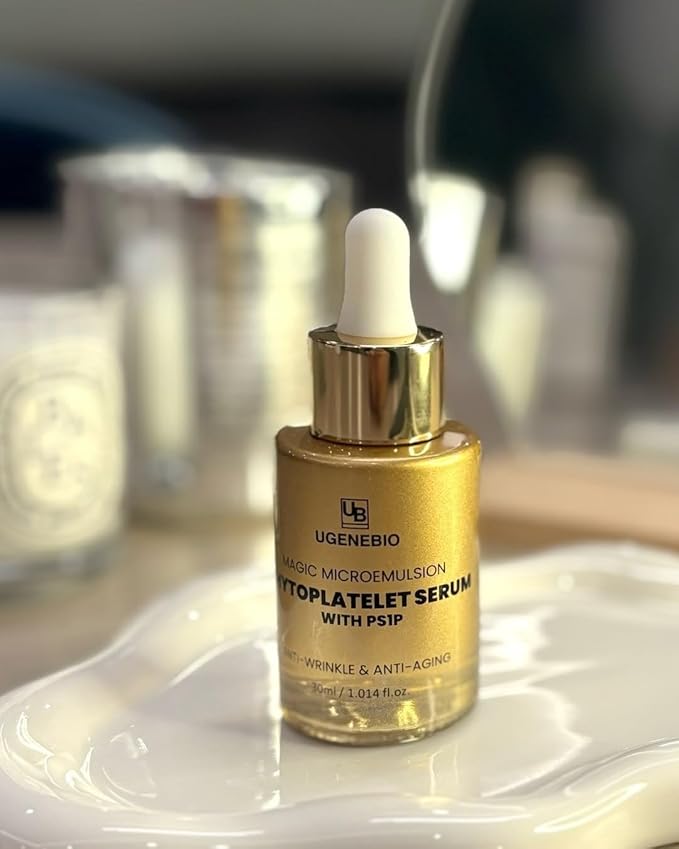 Phytoplatelet Serum – Antioxidant, Hydrating K-Beauty Skincare - Advanced Anti-Wrinkle Treatment with PS1P, Niacinamide & Vitamin C