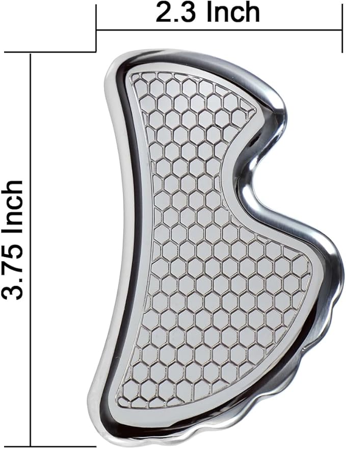 BYYDDIY (Patent Protection Stainless Steel Gua Sha Muscle Scraper Tools,Scraping Tool for Scar Tissue,Muscle Scraper Tool,Massage Scraper,Scraping Massage Tools (B1-1)