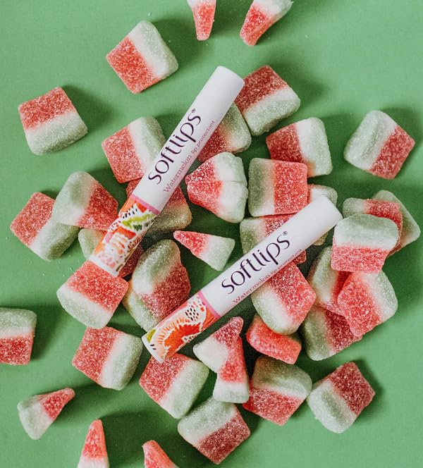 watermelon lip balm with intense hydration 2 sticks