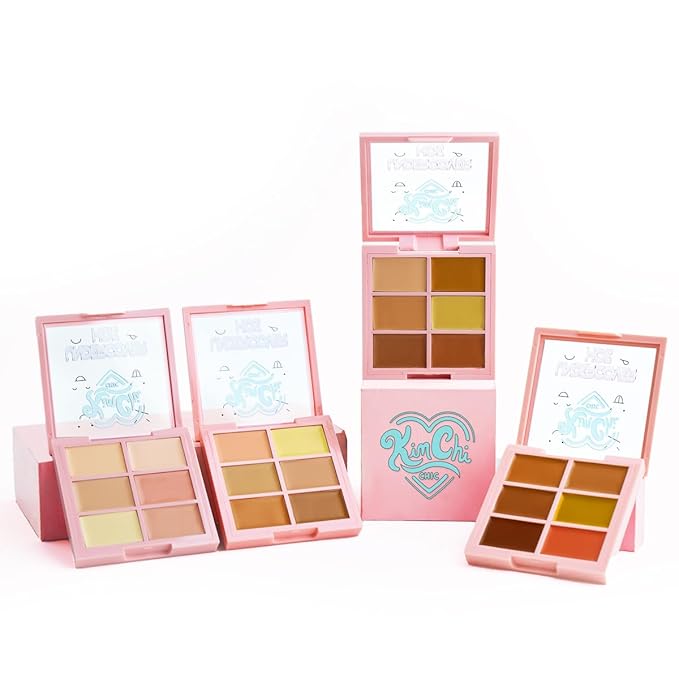 KimChi Chic Undercover Hoe Corrector Palette - Full Coverage Concealer, Creamy, Long Wearing, Hides Dark Circles & Blemishes Cruelty Free, Universal 0.25 oz