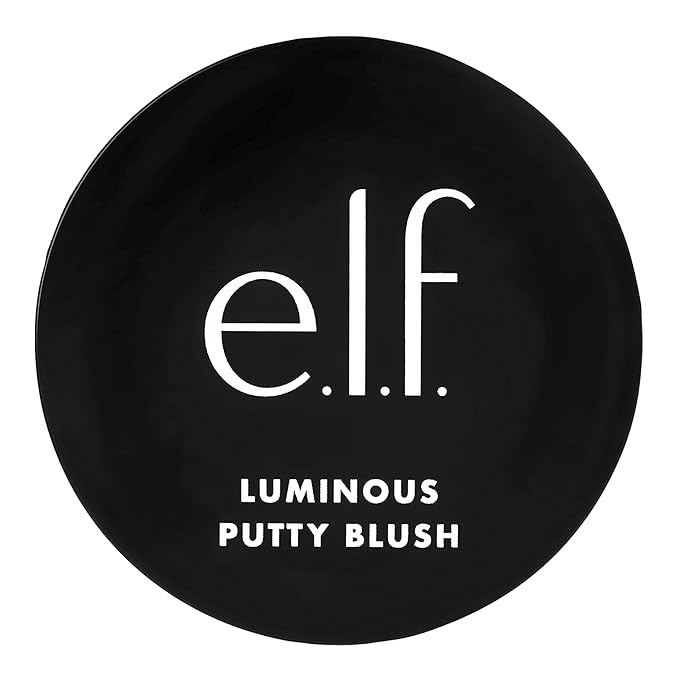 e.l.f. Luminous Putty Blush, Putty-to-Powder, Buildable Blush With A Subtle Shimmer Finish, Highly Pigmented & Creamy, Vegan & Cruelty-Free, Bermuda