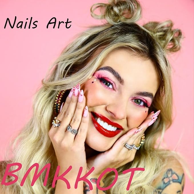 24Pcs Flower Press on Nails Short Fake Nails Colorful Daisy Glue on Nails Floral Acrylic Nails Almond Shape False Nails Spring Stick on Nails Cute Artificial Nails for Women Girls Wear Manicure Kit