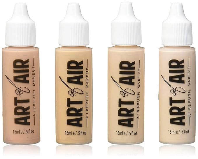 4pc FAIR Complexion Professional Airbrush Cosmetic 2 oz