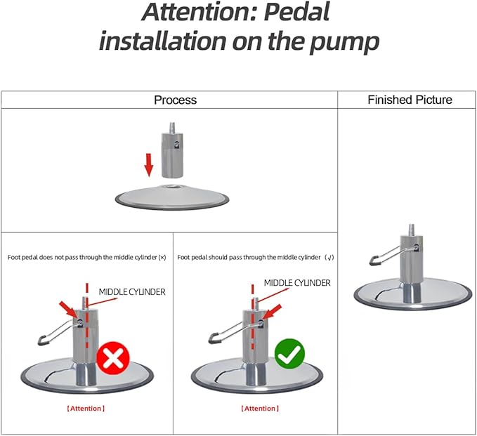 Antlu Barber Chair Salon Chair Hair Stylist, Vintage Heavy Duty 700lbs Hair Styling Chairs for Barbershop Beauty Tattoo Massage (Black-Silver)