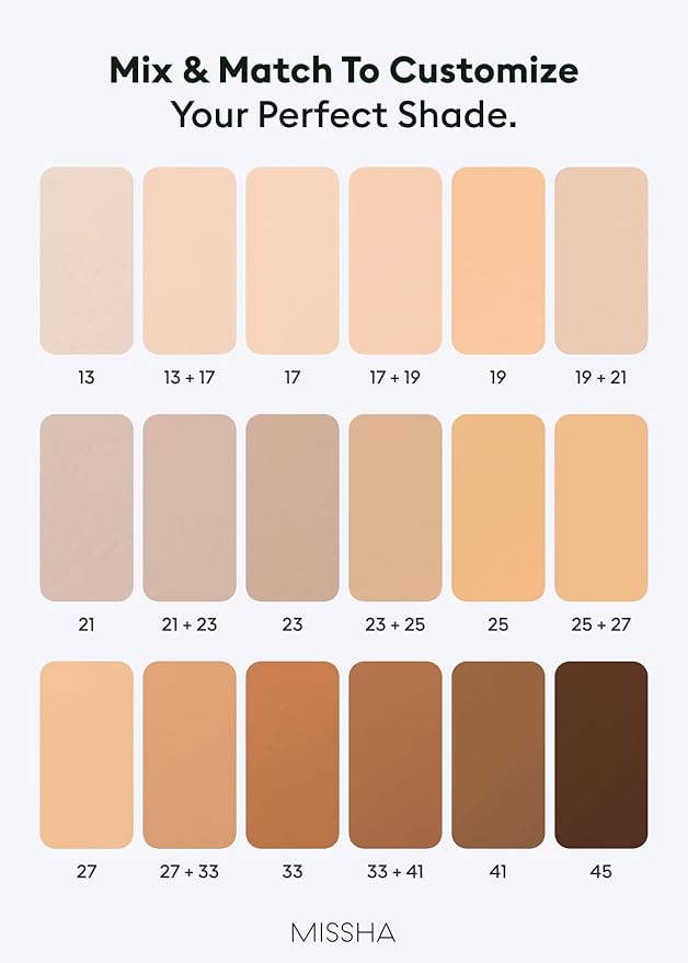 MISSHA M PERFECT COVER SERUM BB CREAM No.25 Warm Beige - Medium with Warm Undertone, BB Cream by Cardi B Pick, Skin Tint, Tinted Moisturizer, Skin Care Foundation Makeup, Korean Makeup,1.18 Fl oz